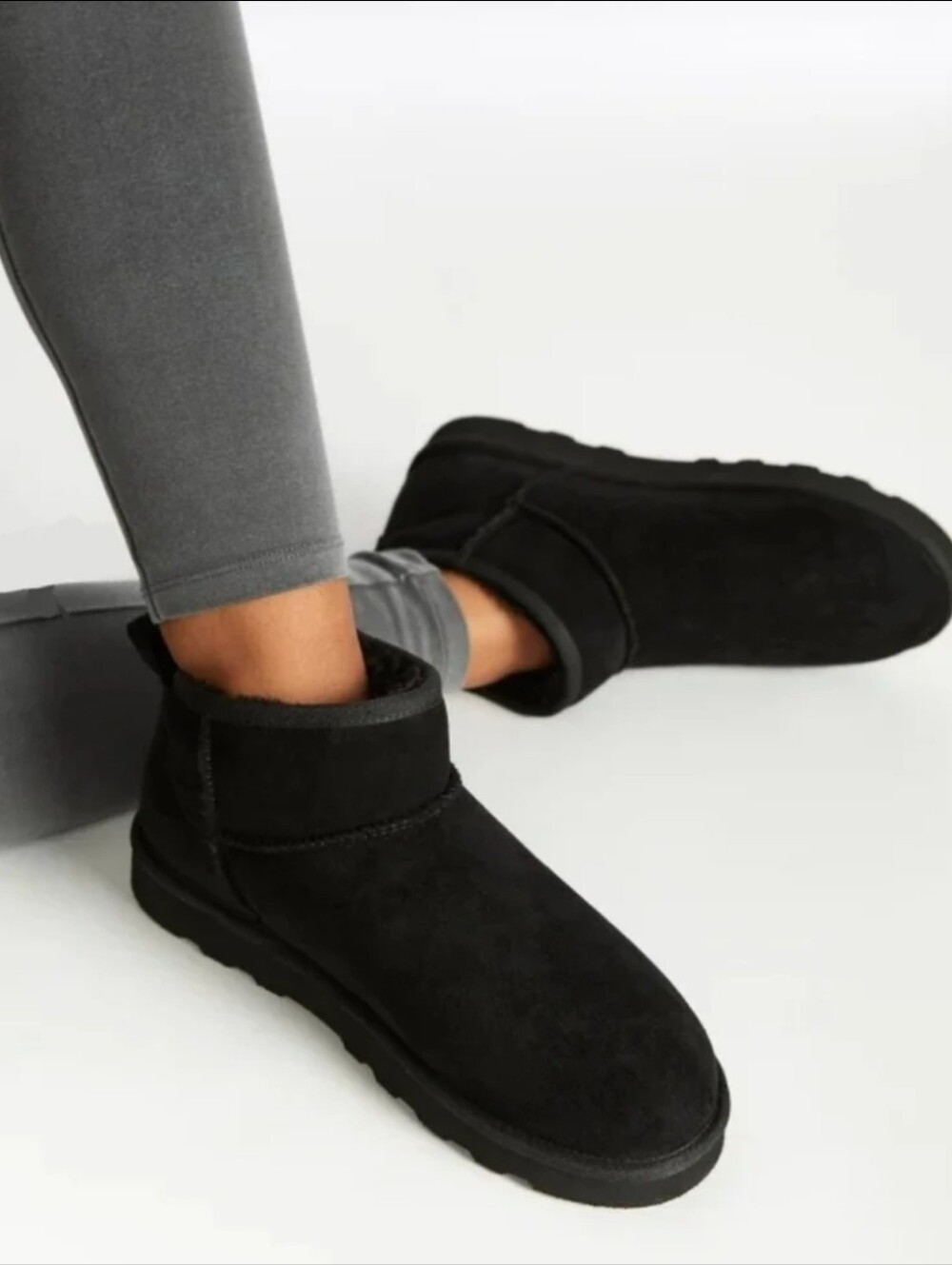 New Charlee Fuzzie Bootie *Sizes 7 & 8 Black